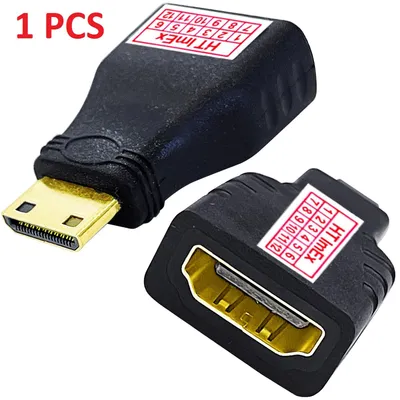 Produktbild von HDMI Female to Mini HDMI Male F/M Converter Adapter Connector HD TV Camera New