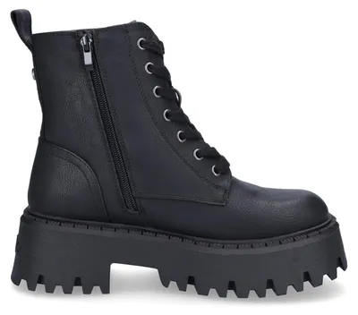 Imagen del producto de Botas de cordones Buffalo BFL/ASPEN para mujer, color negro, ideales para uso diario y en tiempo frío