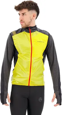 Image de Gilet coupe-vent Blizzard M , Course en montagne, Homme, Gilet, Y00K00 Jaune/Noir, XL - La Sportiva