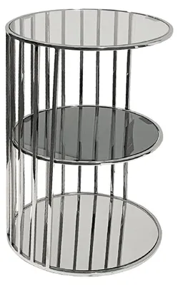 Produktbild von Kaheku Beistelltisch Parana silber 38 Ø 60h 884017097