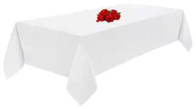 Obrázek produktu pro Obdélníková ubrus (228 x 336 cm) vyrobená z polyesteru, odolná proti skvrnám a nemačkavá.
