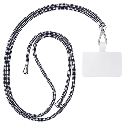 Produktbild von Zanaé, Zanaé Cordella Handyband robust und universell, Weiß / Schwarz