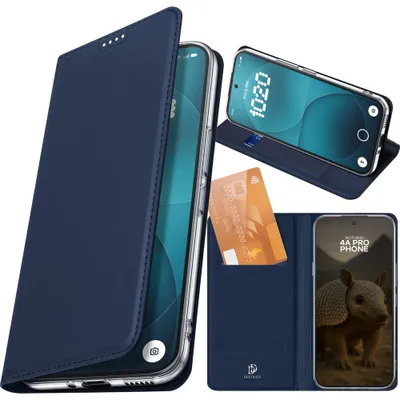 Produktbild von Handyhülle mit Klappe für Nothing Phone 4a Pro, Dux Ducis Skin Pro, Dunkelblau