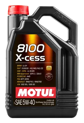 Produktbild von Motul 8100 X-cess 5W-40 5 Liter Kanister Reifen