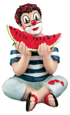 Produktbild von Gilde Clown, "Sommer-Snack", Kunstharz, mehrfarbig, VE 1, L. 6 cm, B. 5.5 cm, H. 8 cm 35428 4063387354285