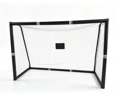 Immagine prodotto di Porta da calcio per il giardino - Porta da calcio da 240 cm - Struttura in acciaio con imbottitura - Rete resistente ai raggi UV - Ancoraggi per il terreno - Adatta a bambini e adulti