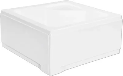 Obrázek produktu pro Čelní panel ke sprchové vaničce Ina 80 x 80 x 26 cm bílá VANKARES80CP