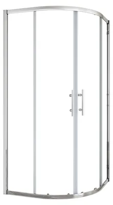 Produktbild von Duschspa 76x76x185cm Duschkabine Schiebetür Runddusche 5mm ESG-Glas Duschabtrennung Viertelkreis Dusche Drehtür Gleittür