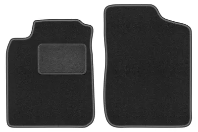 Immagine prodotto di Tappetini anteriori in moquette per Daihatsu Charade 1994-2000 (hatchback) – 2 pezzi, grigio grafite, su misura – Wielganizator LUX