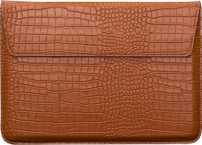 Produktbild von Mobigear Envelope Croco Laptop Sleeve 15 - 16 Zoll Laptop Hülle - Braun