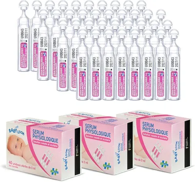 Produktbild von EVOLUPHARM NaCl 0,9% Sterile Kochsalzlösung – 120 x 5 ml – Für Nase, Augen, Ohren, Baby Nasenspülung & Wundreinigung – Isotonisch & Hygienisch