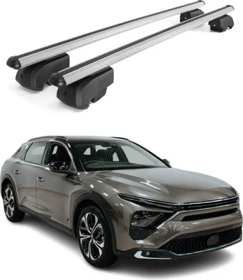 Image de Barres de toit Transversales pour Citroen C5 X I 2022-2025 Alu Gris ABE