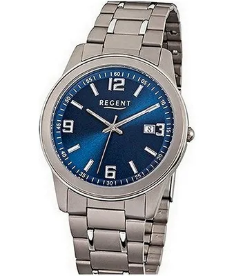 Zdjęcie produktu dla Regent zegarek męski analogowy tytanowy szaro-srebrny F-840 URF840