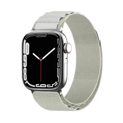 Obrázek produktu pro Řemínek na hodinky (W037) - Apple Watch 1/2/3/4/5/6/7/8/SE/SE 2 (38/40/41 mm) - Hvězdně bílý