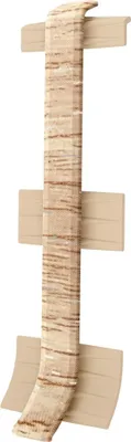 Produktbild von VILO Verbinder für Sockelleiste LINELA - Wasserfestes PVC - Perfekte Farbanpassung - 2 Stück - 55x20mm - Adelaide-Eiche