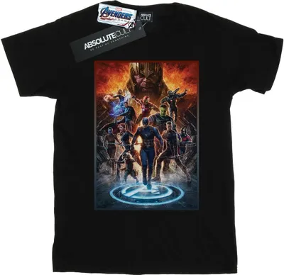Produktbild von Marvel - "Avengers Endgamees At War" T-Shirt für Herren BI9134 (4XL) (Schwarz)