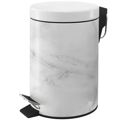 Produktbild von Sanilo Kosmetikeimer 3L mit Absenkautomatik Marmor