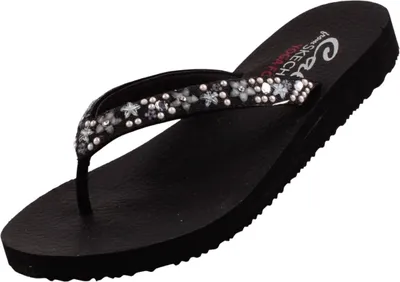 Produktbild von Skechers Zehentrenner Meditation - Dancing Daisy Damen 31353735323537 Schwarz 41 EU