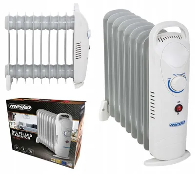 Obrázek produktu pro Olejový ohřívač (9 žeber) 1000W MESKO MS 7805