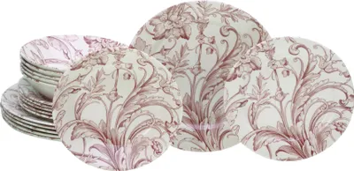 Produktbild von CreaTable, 17383, Venecia Pink, Tellerset 18-tlg, Steingut