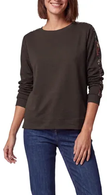 Produktbild von Cecil Damen Shirt mit Boat Neck und Print-Tape