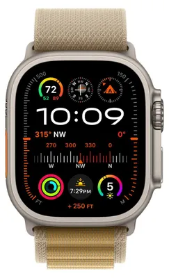 Produktbild von 49mm Tan Alpine Loop - Medium - Natural Titanium Finish