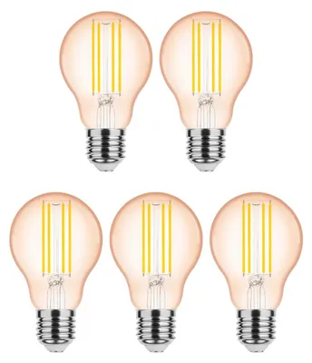 Produktbild von Modee E27 LED Filamentlampe A60 4W 360lm 1800K Warmweiß 5 Stück