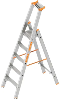 Produktbild von Layher Topic 1064 Stufenstehleiter 5 Stufen