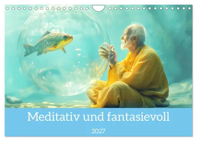 Produktbild von Meditativ und fantasievoll (Wandkalender 2027 DIN A4 quer), CALVENDO Monatskalender