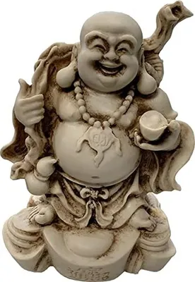 Immagine prodotto di Solidchoice - Buddha della fortuna di Hars, 12 cm di altezza, attraente per la prosperità e la salute