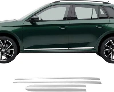Image de Garniture Baguette de porte latérale pour Skoda Kamiq 2019-2025 acier inox