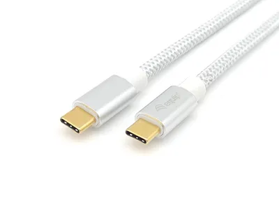 Immagine prodotto di Equip Kabel USB-C3.2->C Gen2 4K  PD100W St/St  1.00m    weiß