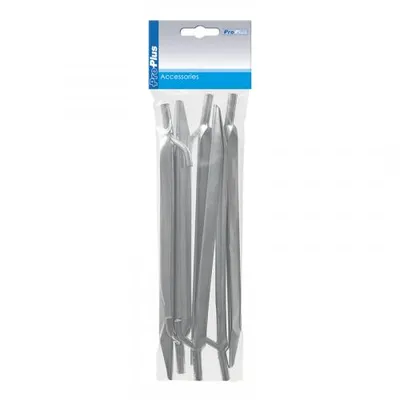Zdjęcie produktu dla Kołek namiotowy 25 cm metalowy z haczykiem, 6 sztuk w torebce foliowej