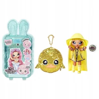 Obrázek produktu pro Na! Na! Na! Surprise 2-in-1 Pom Doll - Daria Duckie, Figurka, Ženy, 5 rok/roky, Dívka, 190 mm, Vícebarevný