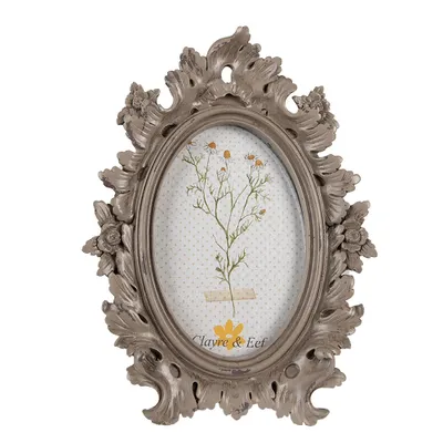 Produktbild von Clayre & Eef Bilderrahmen 10x15 cm Braun Polyresin