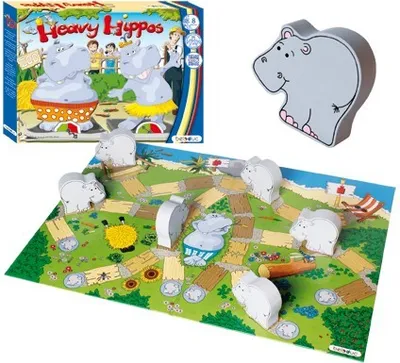 Produktbild von Assoziations- und Beobachtungsspiel - Hippopotami
