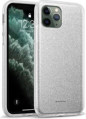 Obrázok produktu pre Puzdro na mobilný telefón pre Apple iPhone 11 Pro Max Glitter Cover TPU Protective Cover, strieborné