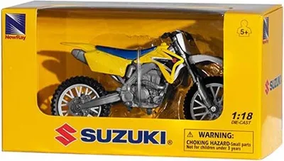 Produktbild von New Ray 1:18 Suzuki Cross Motorrad Durchsichtig Durchsichtig One Size