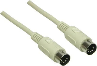 Produktbild von Tastaturverbindung, DIN 5-pol, schwarz, 1,8m, Good Connections®