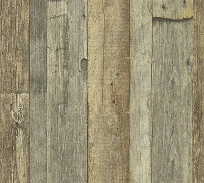 Produktbild von Profhome 959313-GU Holz Tapete Holzoptik matt grau weiß beige 5,33 m2
