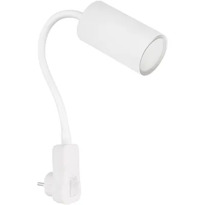 Produktbild von GLOBO 57911DPW ROBBY Wandleuchte Kunststoff weiß, 1x GU10