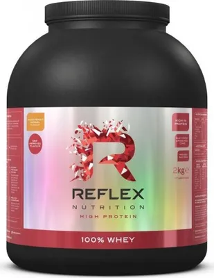 Image de Reflex Nutrition 100% Whey Protein 2000 g cacahuète caramel salé / Protéines de lactosérum / Savoureuse protéine de lactosérum non dénaturée avec 70% de protéines