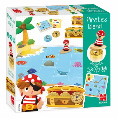 Produktbild von Goula Pirateninsel, Kartenspiel, Glücksspiel, 3 Jahr(e), Familienspiel