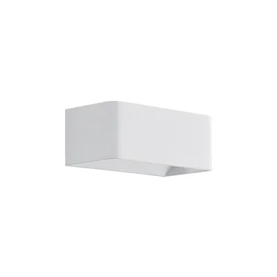 Produktbild von Arcchio LED-Wandlampe Karam, 20 cm, weiß, Metall, up/down