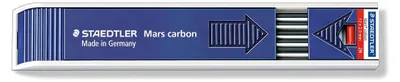 Produktbild von Staedtler Mars Carbon, 2H, Grau, 2 mm, 13 cm, All common lead holders 2 mm, e.g. Mars 780 C, Box