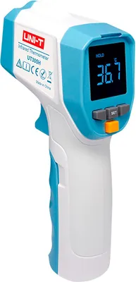 Produktbild von UNI-T UT305H Kontaktloses LCD Infrarot-Thermometer für Stirn, Weiß