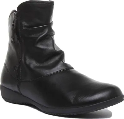 Produktbild von Josef Seibel Naly 24 Frauen Leder Lässige Stiefelette Mit Seite Reißverschlüsse Schwarz – 41 EU / Schwarz