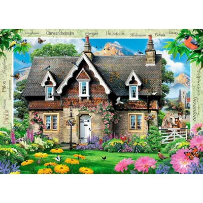 Zdjęcie produktu dla RAVENSBURGER Puzzle Domek na wzgrzu 1000 Teile