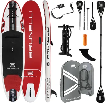 Produktbild von BRUNELLI 10.8 Windsurf Woven X Fusion Double Layer iSUP Board aufblasbar Stand U SUP Board