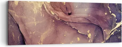 Produktbild von Bild auf Leinwand - Leinwandbild - Einteilig - Stein Gold Marmor - 90x30cm - Wand Bild - Wanddeko - Wandbilder - Leinwanddruck - Bilder - Wanddekoration - Leinwand bilder - Wandbild - AB90x30-4714